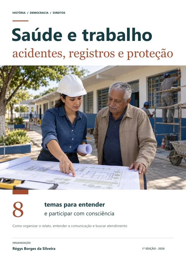 Capa de Acidente de trabalho e doença ocupacional: cuidado, registro e proteção