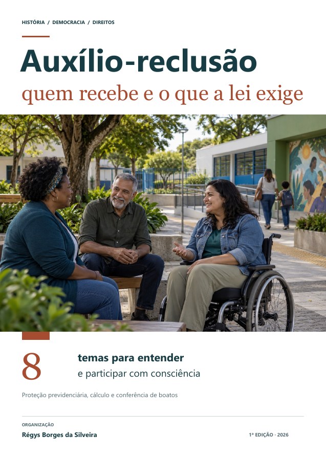 Capa da cartilha Auxílio-reclusão: dependentes, requisitos e base legal