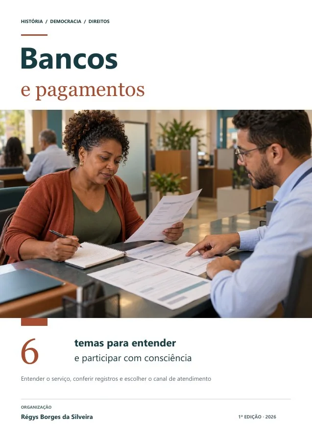 Capa de Bancos e pagamentos: conta, tarifas e contestação