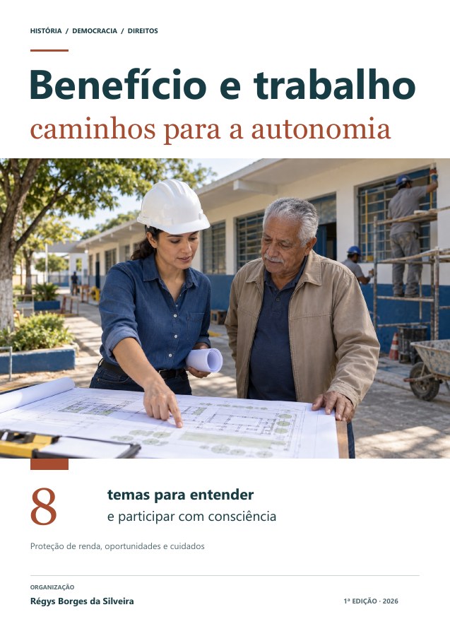 Capa da cartilha Benefício e trabalho: como construir autonomia?