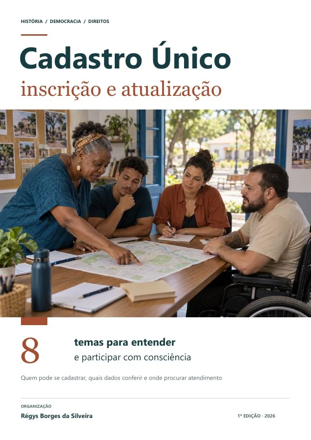 Capa de Cadastro Único: inscrição, atualização e acesso à assistência