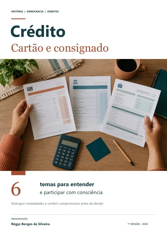 Capa de Cartão, cheque especial e consignado: compreender o crédito