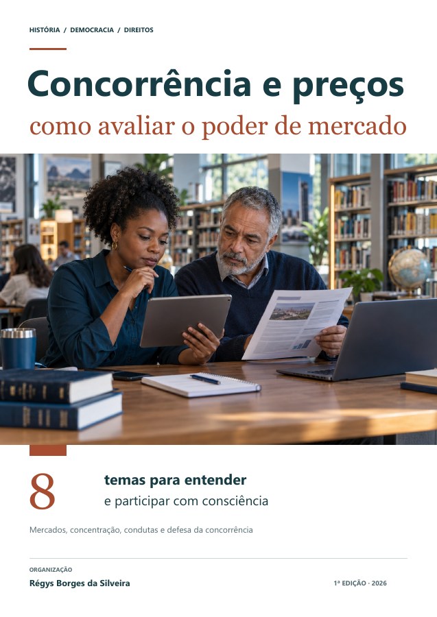 Capa da cartilha Concorrência, preços e poder de mercado