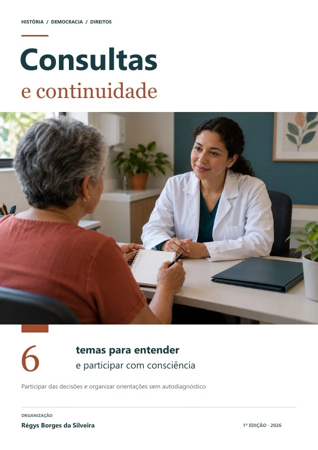 Capa de Consultas e cuidado continuado: preparar, perguntar e acompanhar