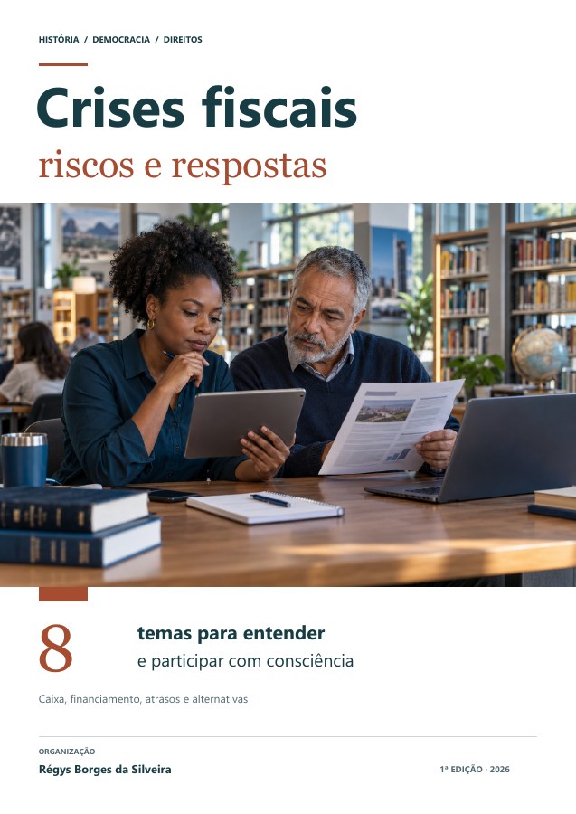 Capa da cartilha Crises fiscais: como reconhecer riscos e avaliar respostas