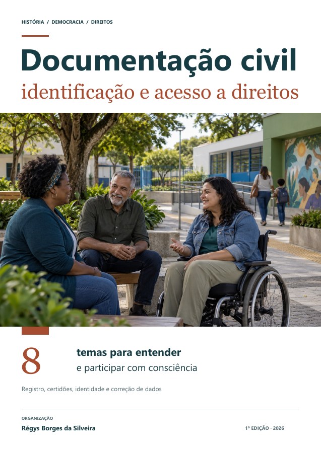 Capa da cartilha Documentação civil e acesso a direitos