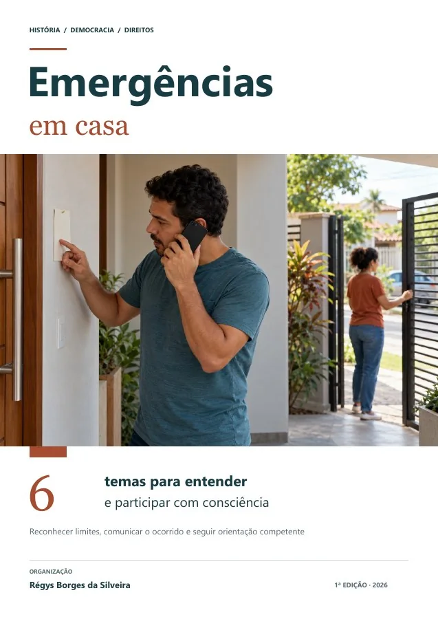 Capa de Emergências em casa: segurança e pedido de socorro