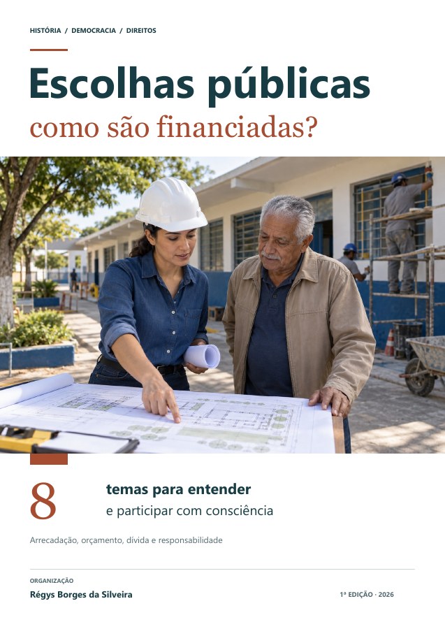 Capa da cartilha Como o Estado financia suas escolhas?