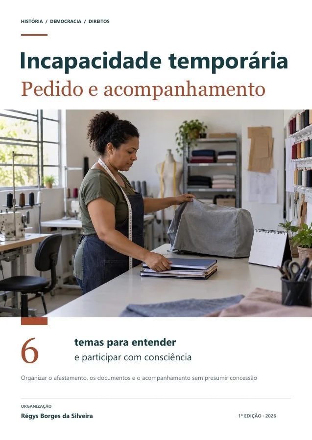 Capa de Benefício por incapacidade temporária: pedido e acompanhamento