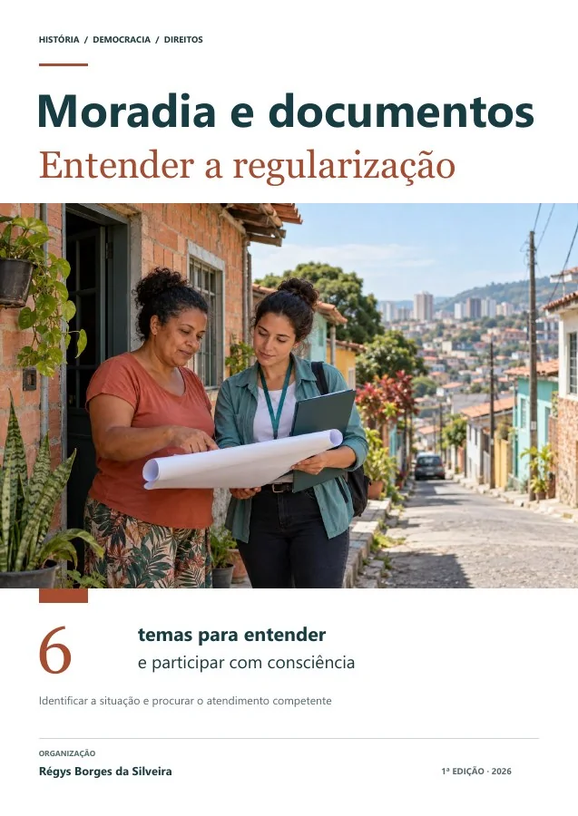 Capa de Moradia sem documentação regular: entender caminhos e buscar orientação