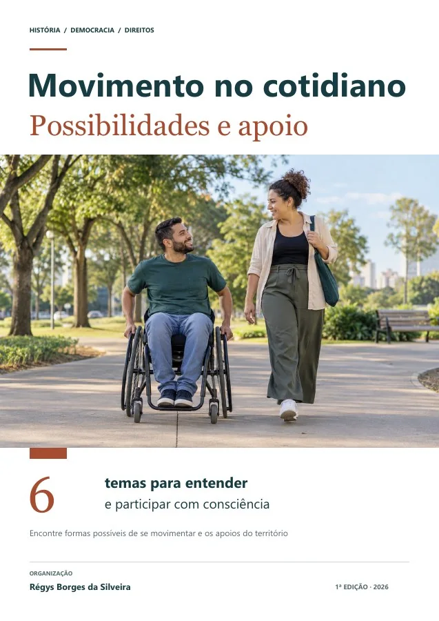 Capa de Movimento no cotidiano: opções acessíveis, referências e apoio