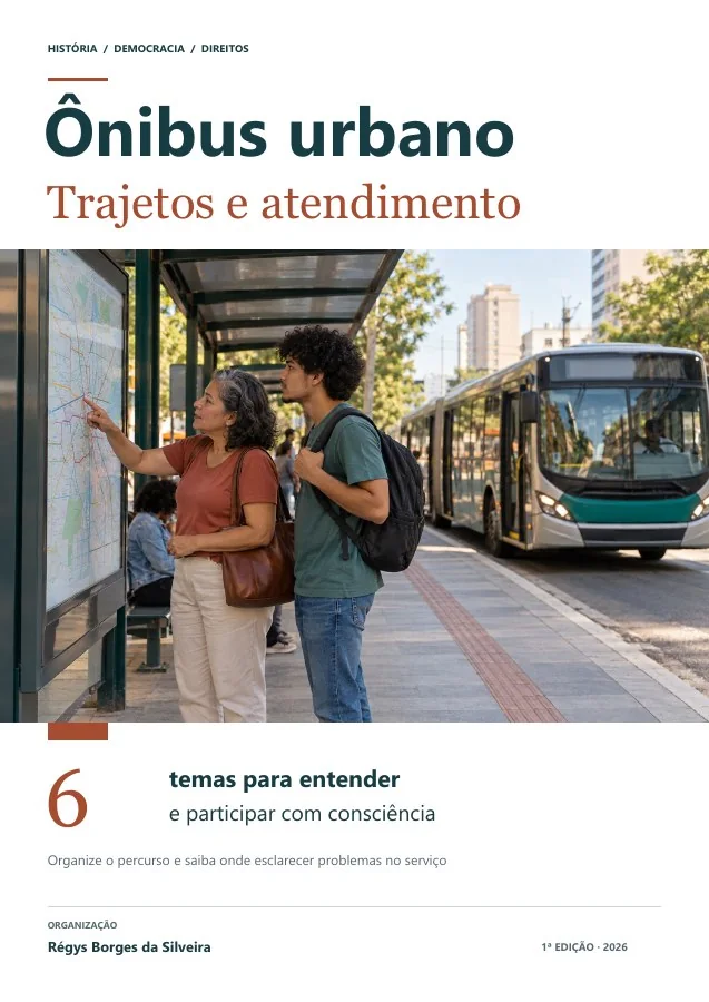 Capa de Ônibus urbano: trajetos, cartões, acessibilidade e atendimento