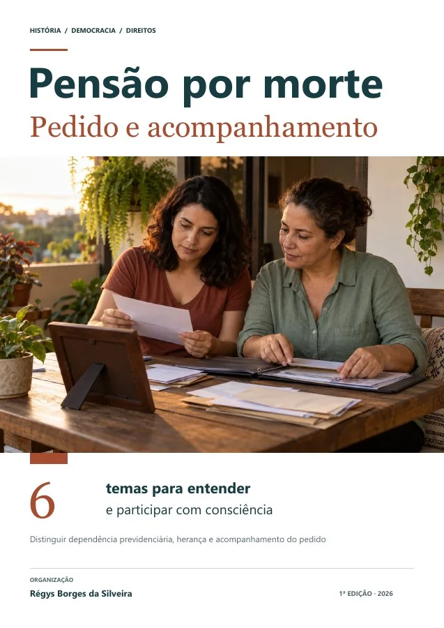 Capa de Pensão por morte: pedido e acompanhamento