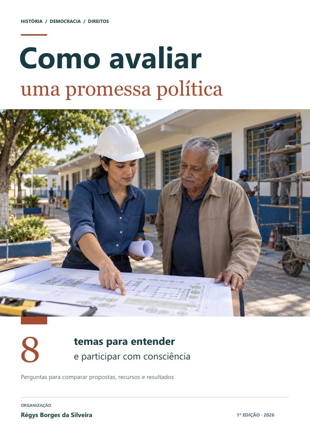Capa da cartilha Como avaliar uma promessa política