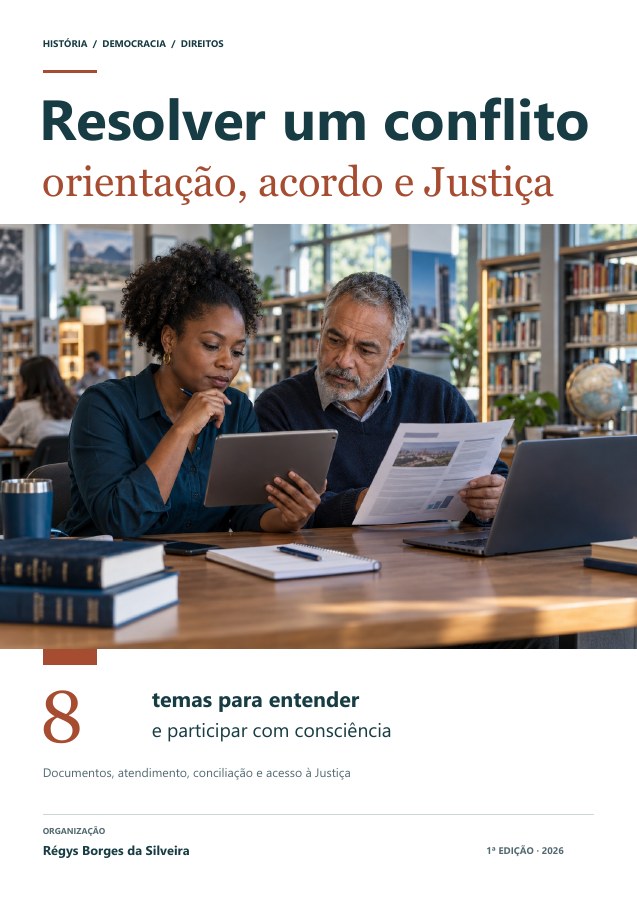 Capa da cartilha Como buscar orientação e resolver um conflito