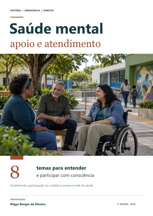 Capa de Saúde mental: apoio, direitos e caminhos de atendimento