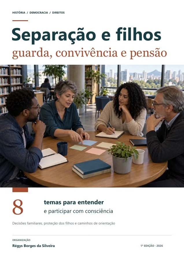 Capa de Separação, guarda e pensão: direitos e responsabilidades