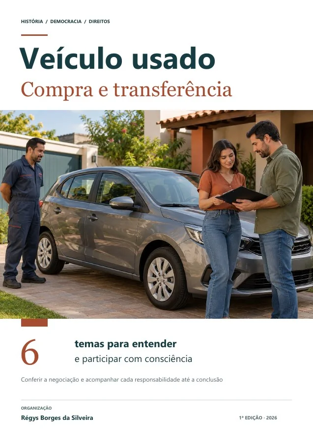 Capa de Comprar e vender veículo usado: documentos, responsabilidades e transferência